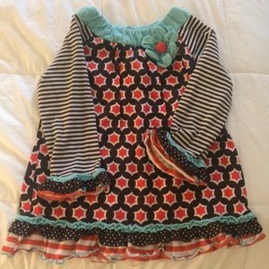 Counting Daisies Multicolor Ruffled Tunic